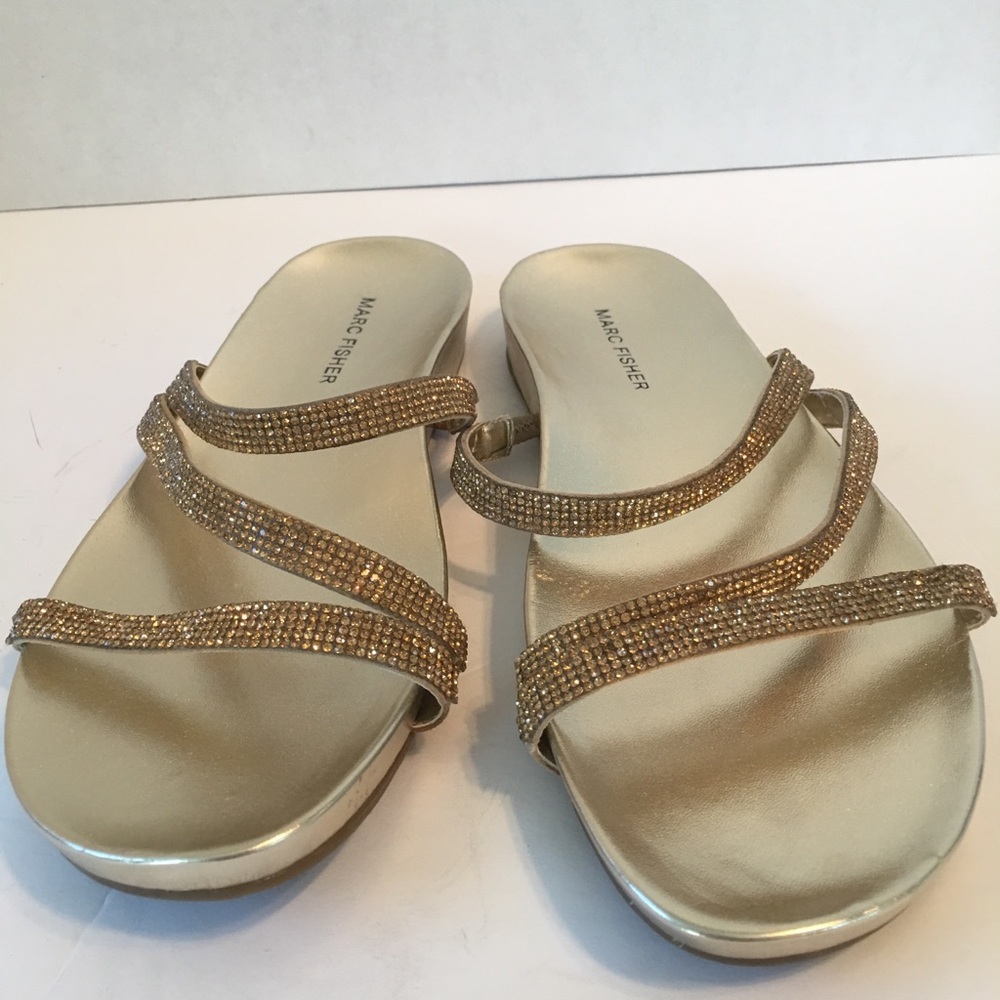 Marc Fisher Gold Sandel Size 8.5